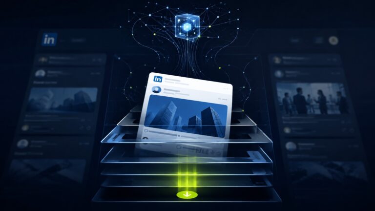 Alcance orgânico do Linkedin