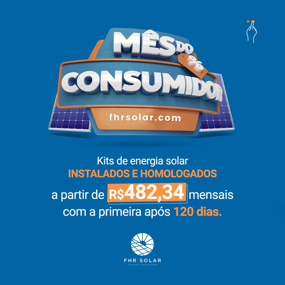 Peça 1 da campanha de tráfego pago da FHR Solar